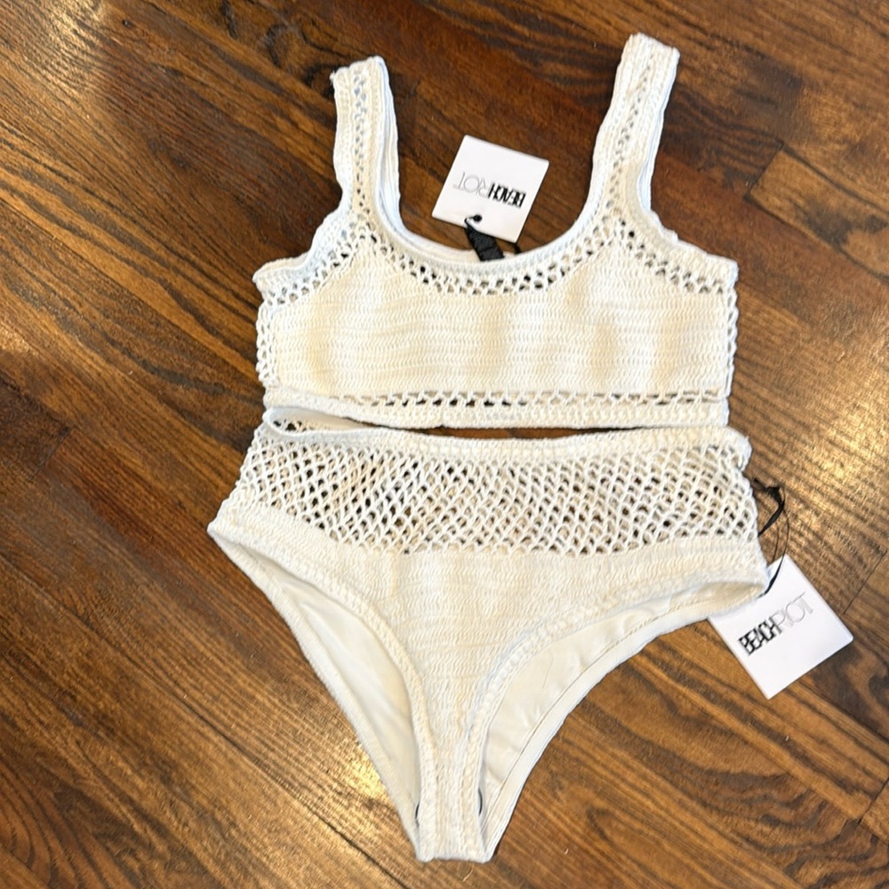 NWT Beach Riot bikini Large